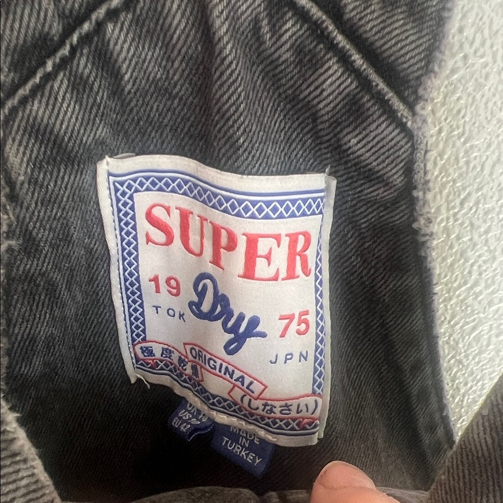 Superdry Black Denim Overalls Size 10 - Picture 2 of 8